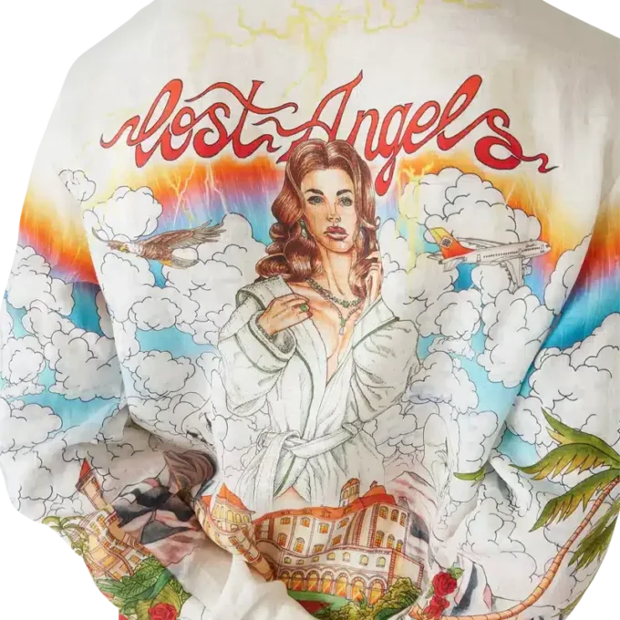 Chateau langermet lin-skjorte