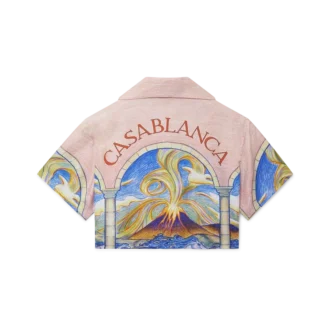 Chevaux Sauvages kort silke-skjorte