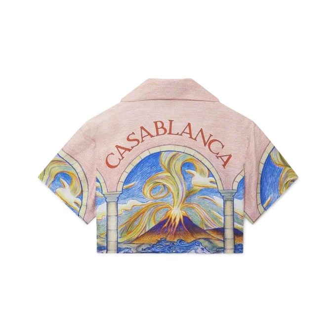 Chevaux Sauvages kort silke-skjorte Chevaux Sauvages kort silke-skjorte