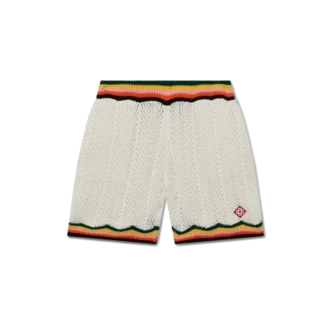 Chevron-shorts i blonder