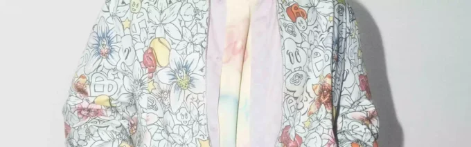 Collage D’icones Graphiques Repeat Zip-Up Jacket