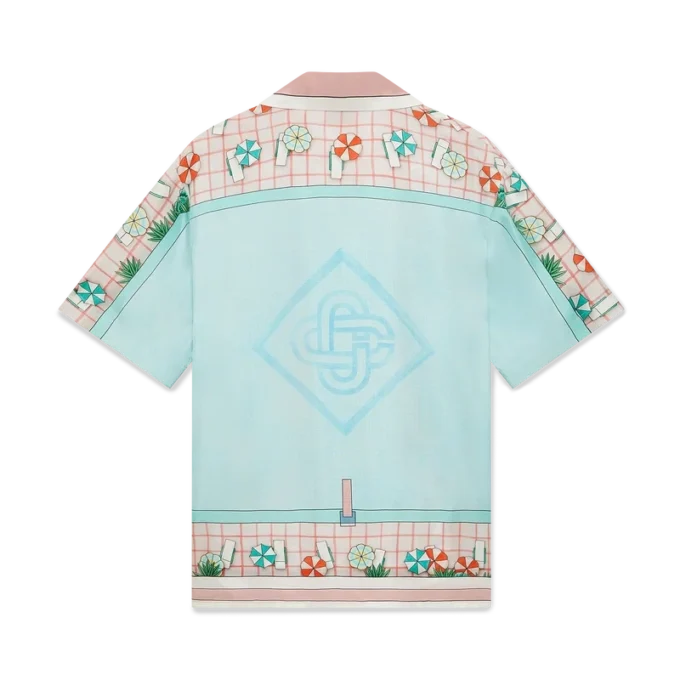 Copacabana kortærmet silkeskjorte