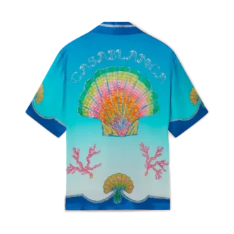 Coquillage Colora silke-skjorte