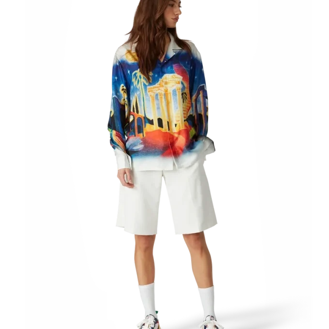 Court flerfargede sneakers for kvinner