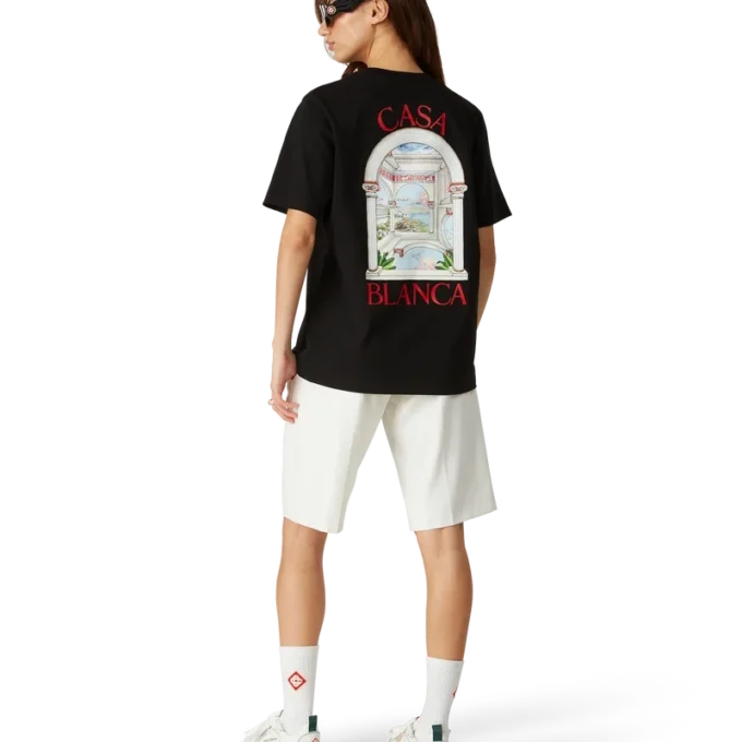 Court hvite og flerfargede sneakers for kvinner