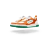Court-sneakers for kvinner i oransje og hvitt