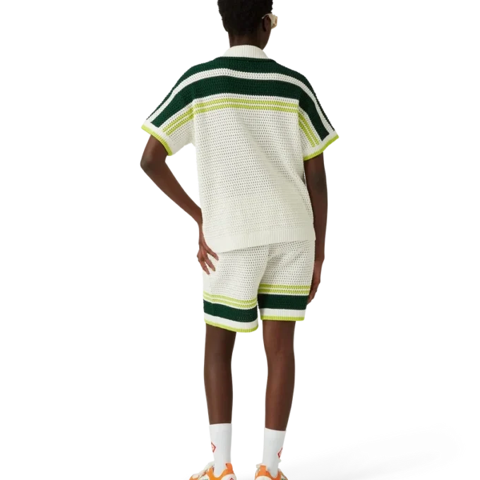 Court-sneakers for menn i oransje og hvitt