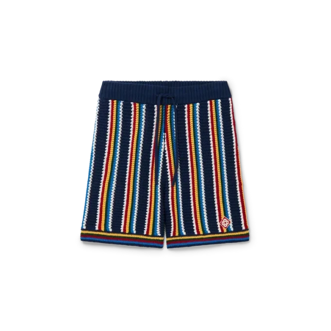 Crochet Stripe Shorts Crochet Stripe Shorts