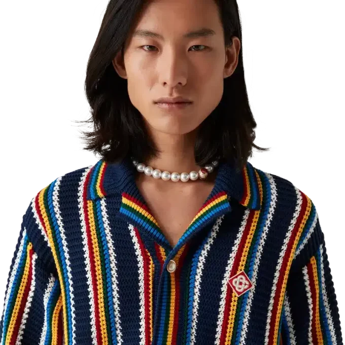 Crochet Stripe Shorts Crochet Stripe Shorts