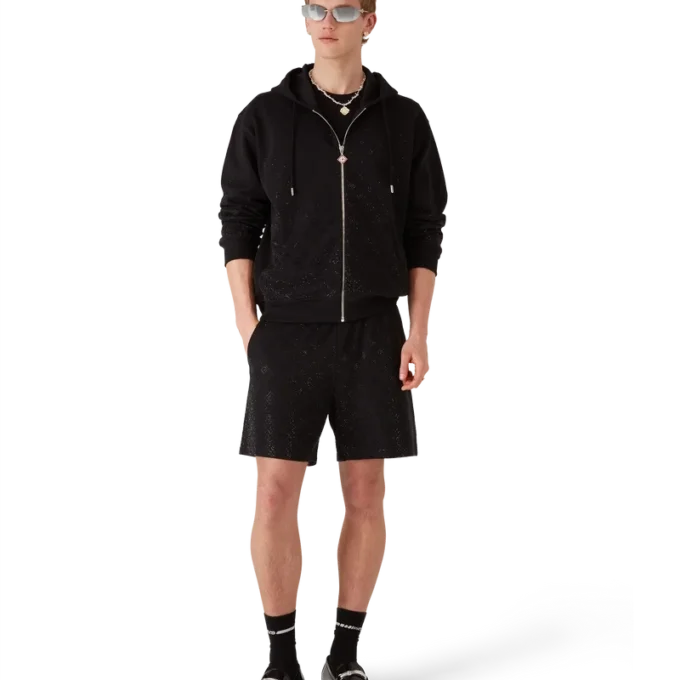 Crystal Monogram langermet genser