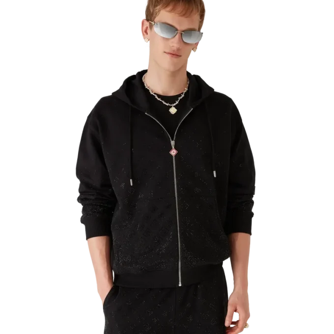 Crystal Monogram langermet genser