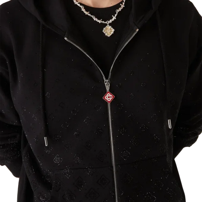 Crystal Monogram langermet genser