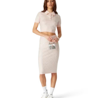 Crystal Monogram strikket pique-skjorte