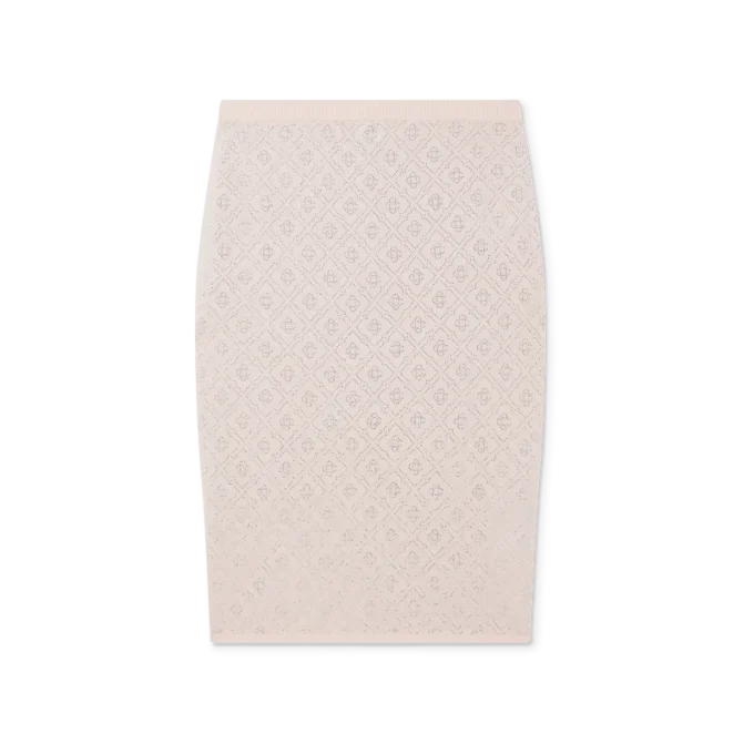 Crystal Monogram strikket skjørt