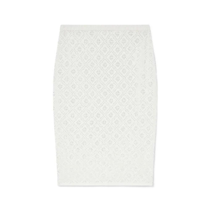 Crystal Monogram strikket skjørt