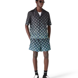 Degrade Black Monogram-Shorts