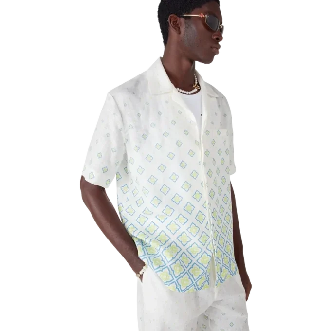 Degrade Monogram kortærmet linskjorte