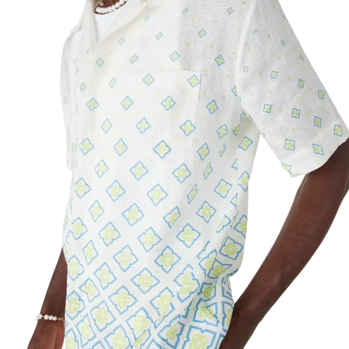 Degrade Monogram kortærmet linskjorte