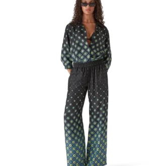 Degrade Monogram langermet silkeskjorte