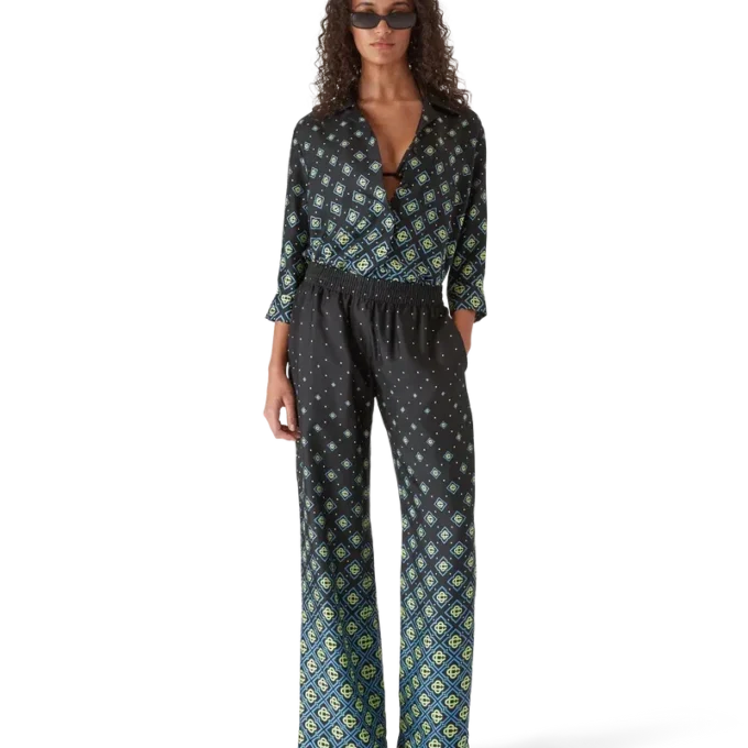 Degrade Monogram silke bukser