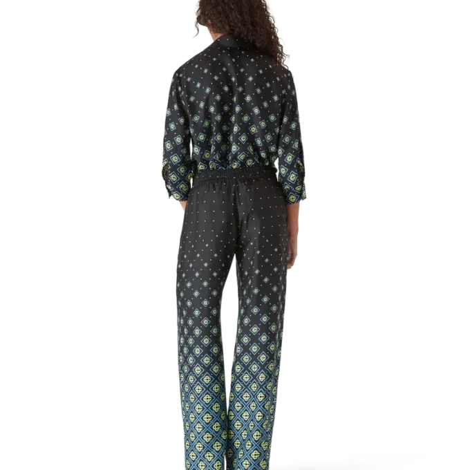 Degrade Monogram silke bukser