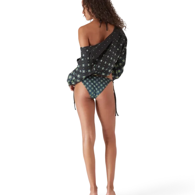 Degrade svart monogram-bikinibukse Degrade svart monogram-bikinibukse