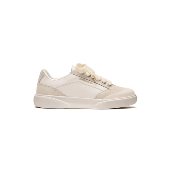 Del Mar hvit sneaker for menn