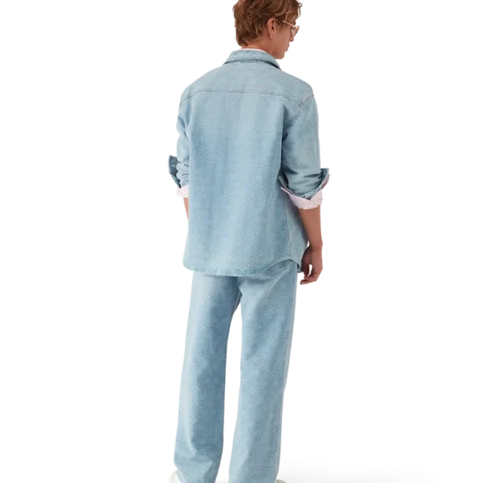 Denim Monogram Relaxed Fit-jeans