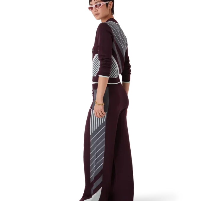 Diagonal Tennis Merino-bukser