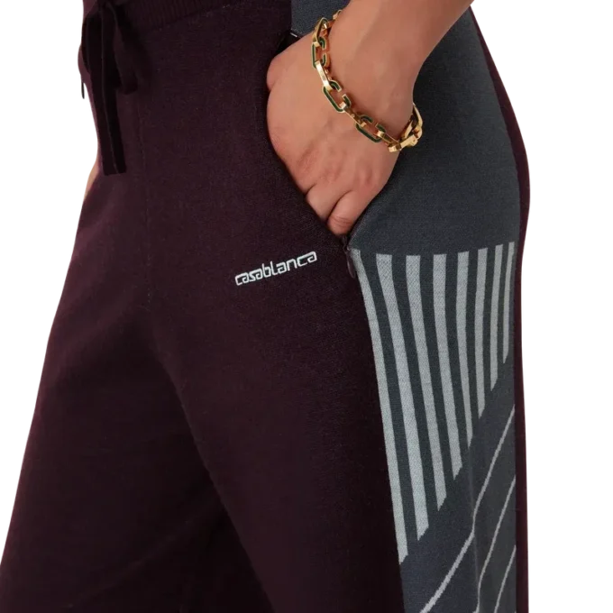 Diagonal Tennis Merino-bukser