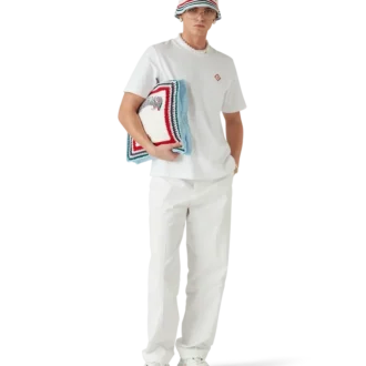 Diamantlogo-T-skjorte med korte ermer