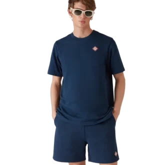 Diamantlogo-T-skjorte med korte shorts