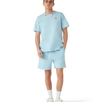 Diamantlogo-T-skjorte med korte shorts