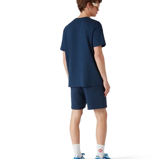 Diamantlogo-T-skjorte med korte shorts