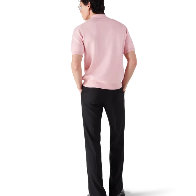 Dobbeltsidig kortærmet poloskjorte