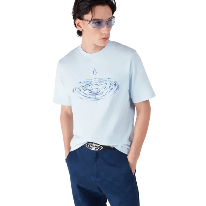 Drip Logo T-skjorte med korte ermer