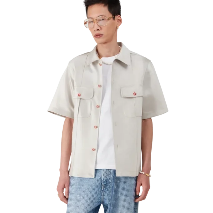 Duchesse-satinskjorte