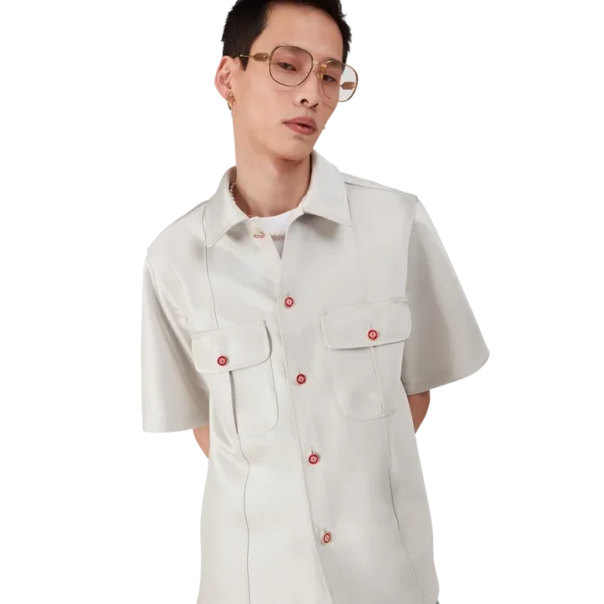 Duchesse-satinskjorte