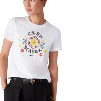 Emblem Fitted Short Sleeve T-skjorte