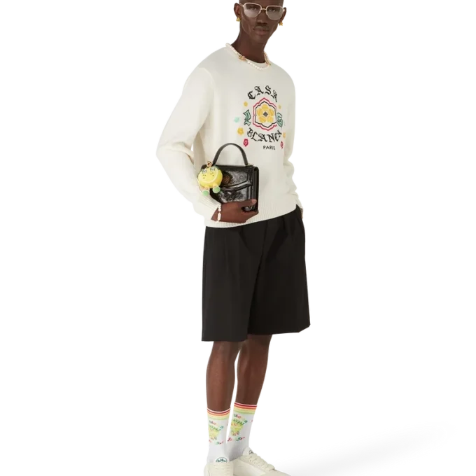 Emblem Merino Knit Crew Neck