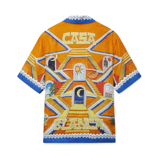 Escalier Infini silke-skjorte