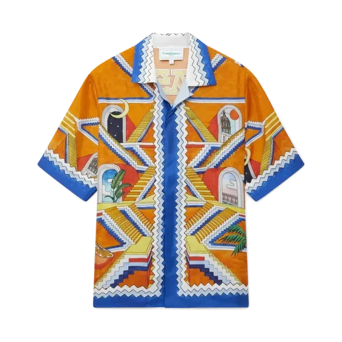 Escalier Infini silke-skjorte