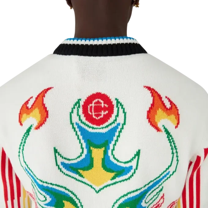 Flame Laurel bomullstrikket Casa Club-jakke