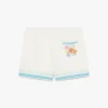Floral Cc Smile Monogram Jacquard-silk Shorts