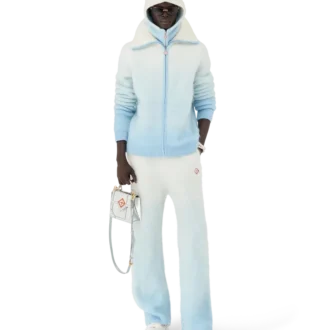 Fluffy Gradient Mohair-bukser