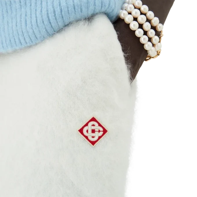 Fluffy Gradient Mohair-bukser