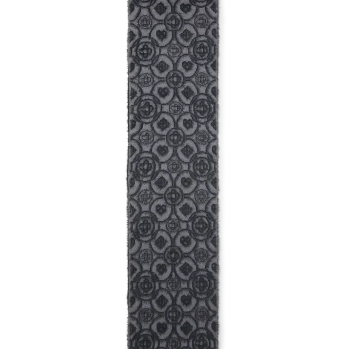 Fluffy Monogram Mohair-skjerf