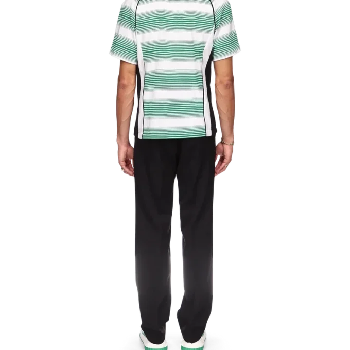 Fotball-T-skjorte med paneler i gradientstriper