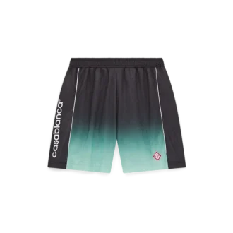 Fotballshorts i jacquard med gradientmonogram