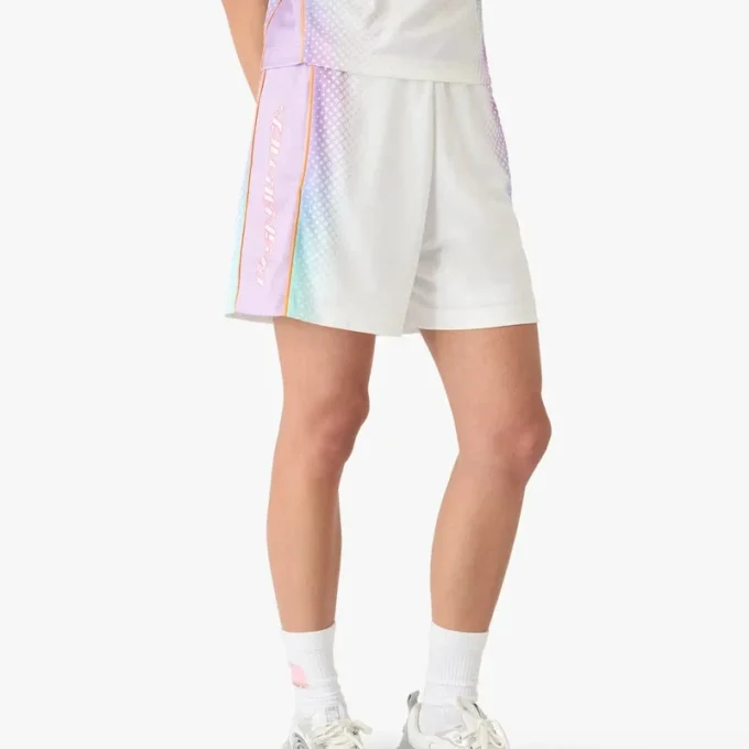 Fotballshorts i mesh med glassgradient